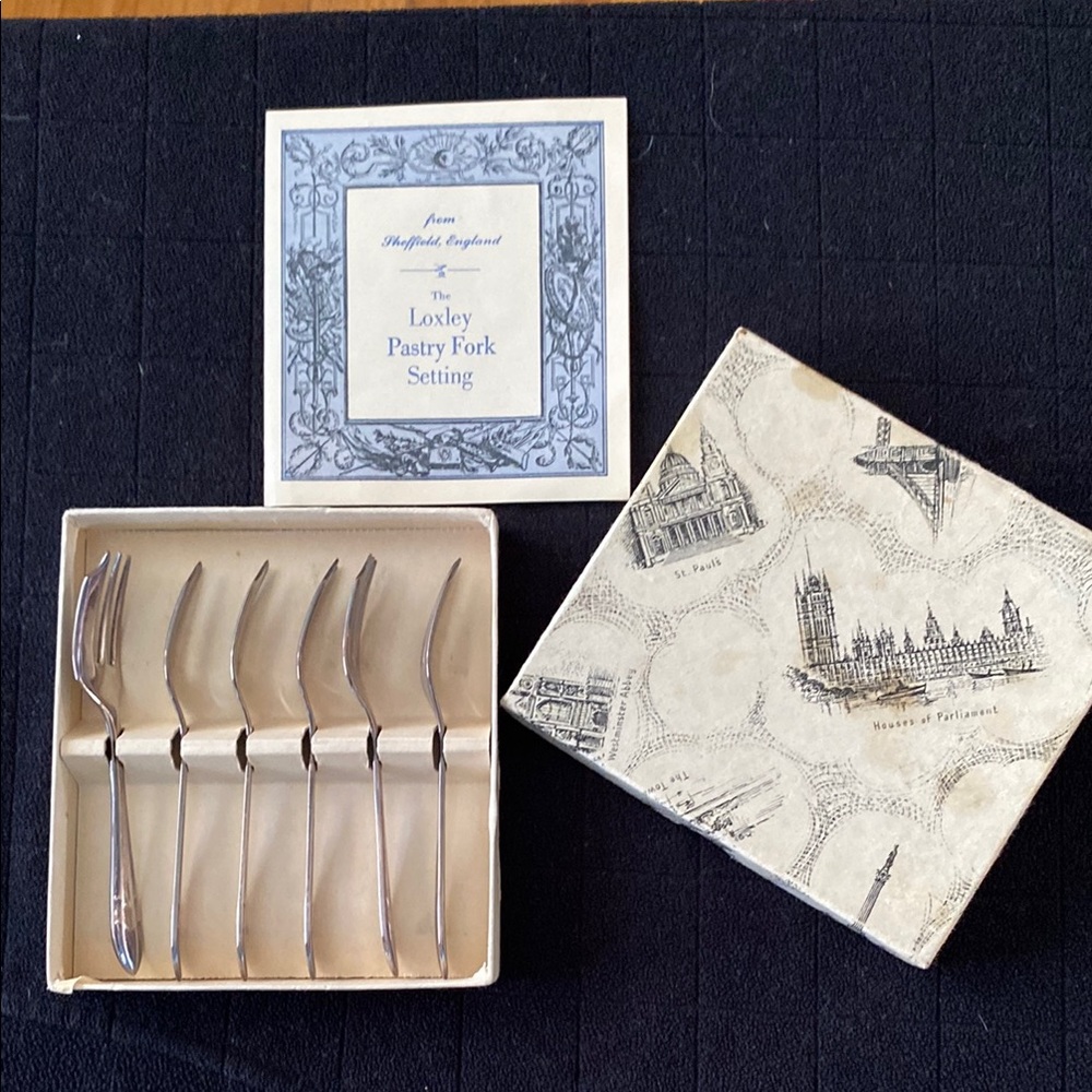 The Loxley Pastry Fork Setting from Sheffield England